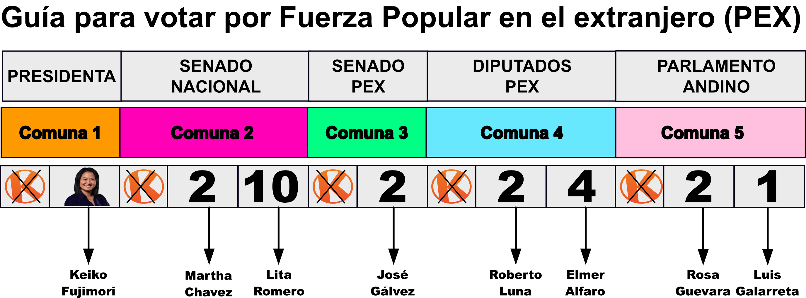 Cédula Electoral PEX